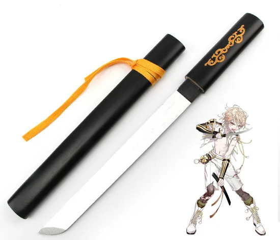 

Touken Ranbu Online Monoyoshi Sadamune Wooden Sword Short Blade Game Character Cosplay Katana Fancy Stage Performance Props