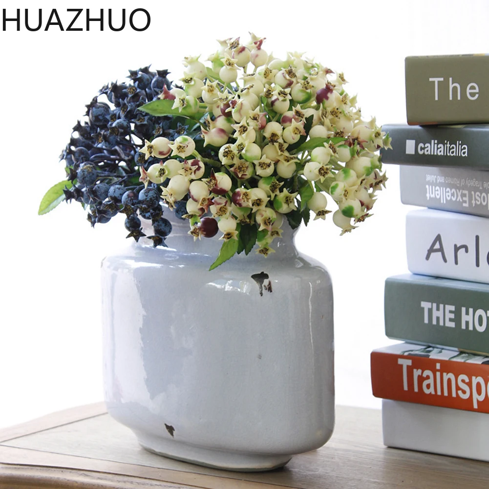 Крошечные искусственные ягоды богатые цветы стебли ягод Падуба рождественские