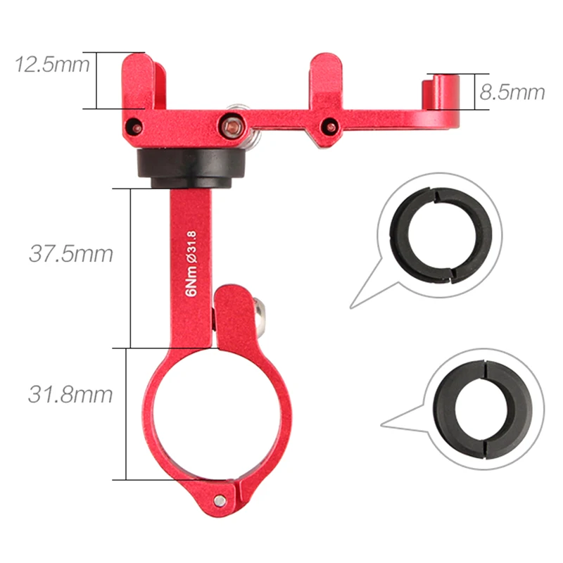 Велосипедный держатель для телефона GUB алюминиевый крепление на велосипед