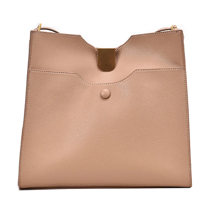 

Women's bags 2019 Texture Oblique Satchel Simple Fashion List