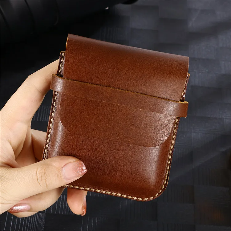 

Genuine Leather Case Pouch For Samsung Galaxy Z Flip 5G Case Pouch Bag
