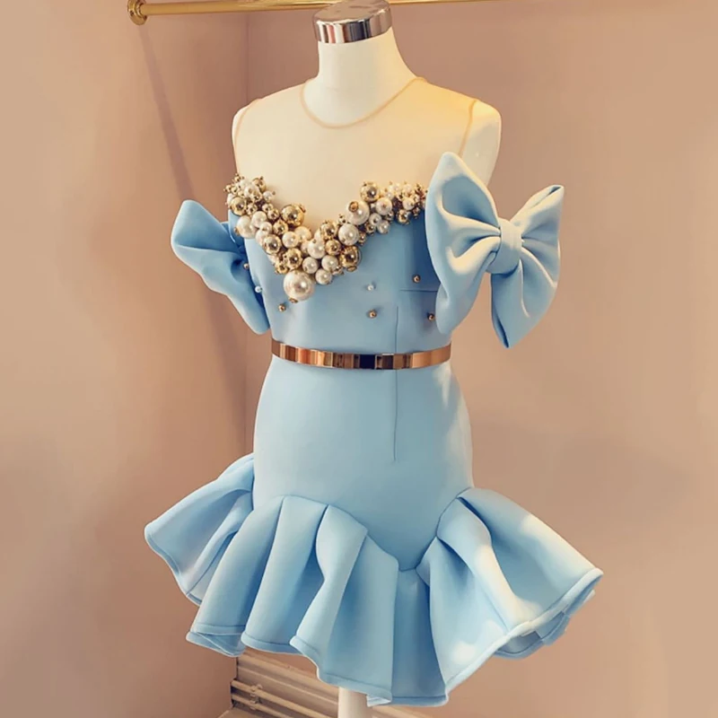 Платье женское кружевное с оборками | Женская одежда