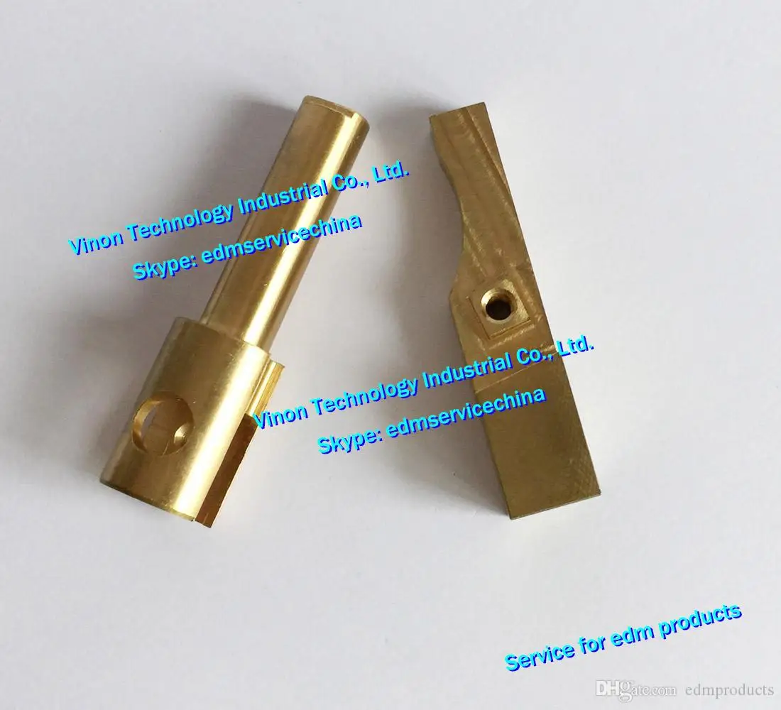 

(2pcs) edm Contact Holder Set 100443210+200442925, Holder for contact lower upper wire guide 100.443.210,200.442.925,443.210,442
