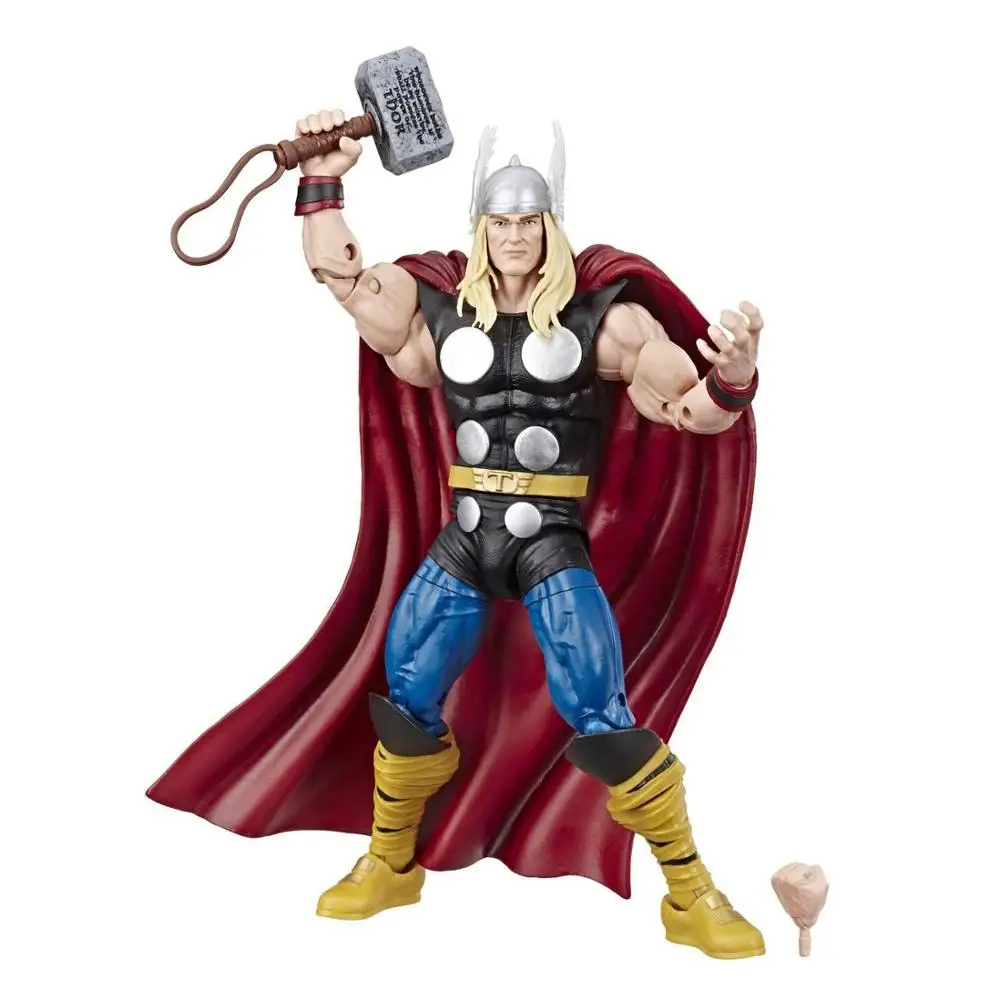80th Thor Marvel Legends 80th Aniversary Каратель Warmachine Железный человек Тор Дэдпул хит обезьяна корг капитан свободная фигурка Лидер продаж - Цвет: 80th Thor