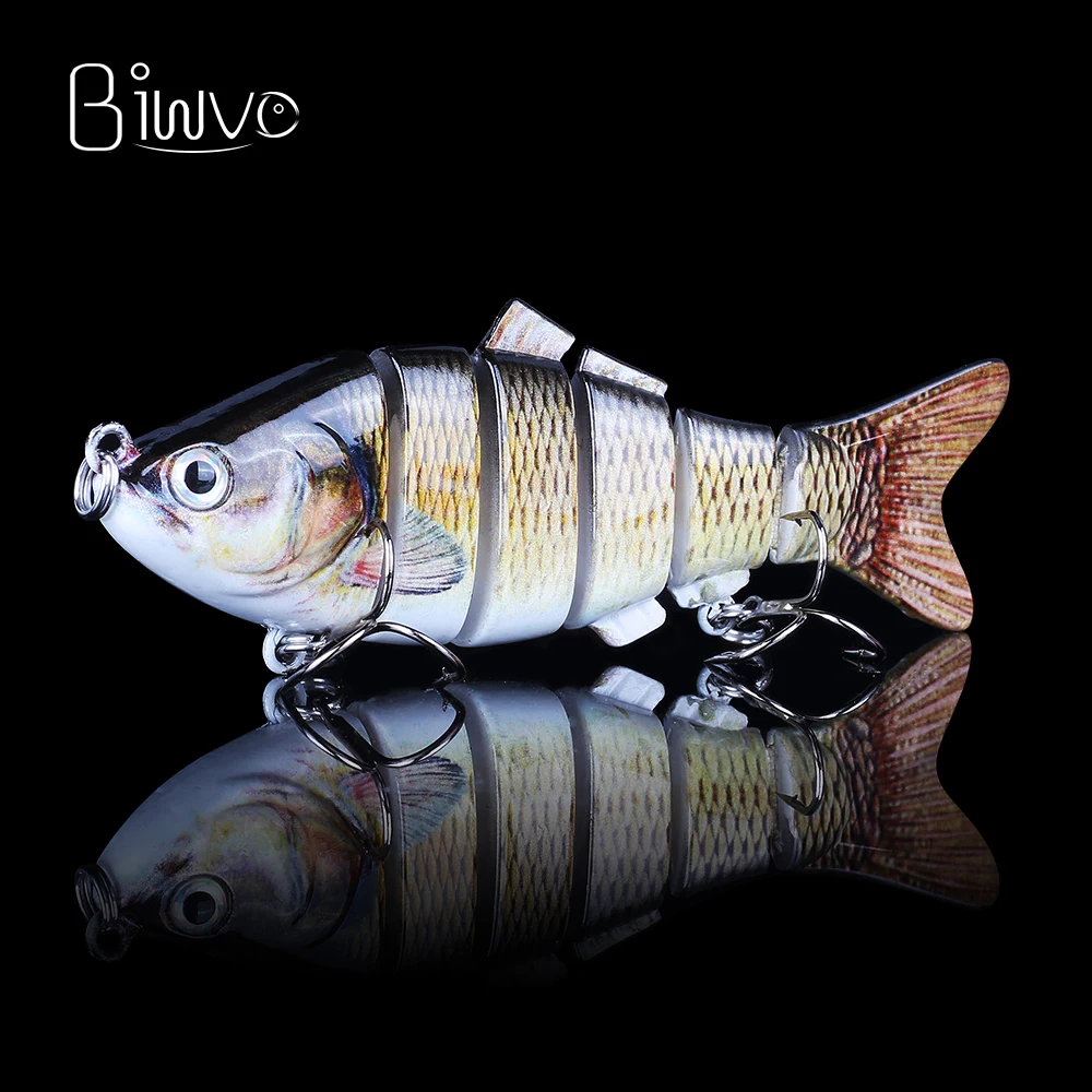 BIWVO 10CM Hard Lure With Hook Artificial Wobbler Bait Fish Tackle Sea Spinner Swimbait Accessories All Goods For Fishing - купить по