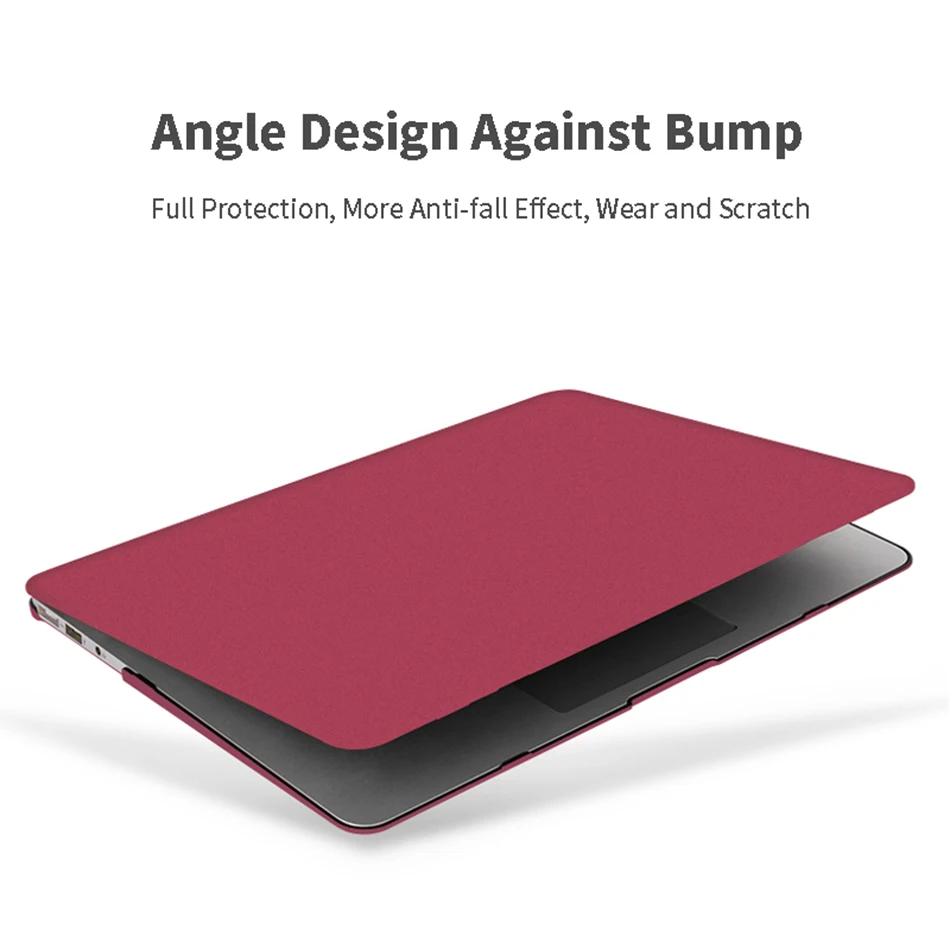 Новый цветной жесткий чехол для MacBook Air Pro 13 15 4 16 дюймов Сенсорная панель Macbook Retina