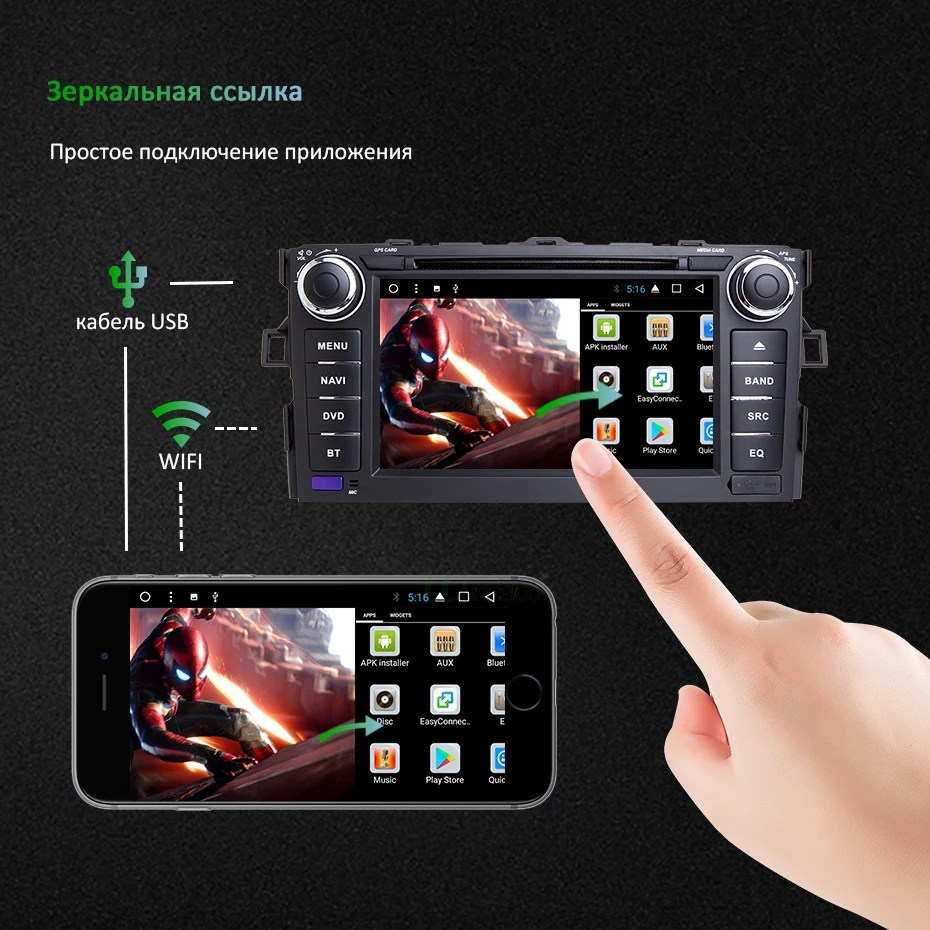 DSP ips Android 9,0 64G 2 DIN dvd-плеер для TOYOTA AURIS Altis COROLLA 2012 2013 gps Радио экран стерео навигация Мультимедиа