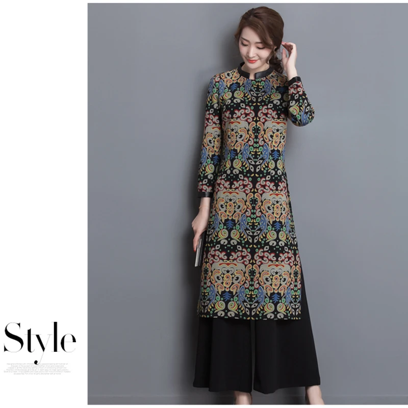 Новое поступление женское модное Повседневное платье с принтом в стиле ретро