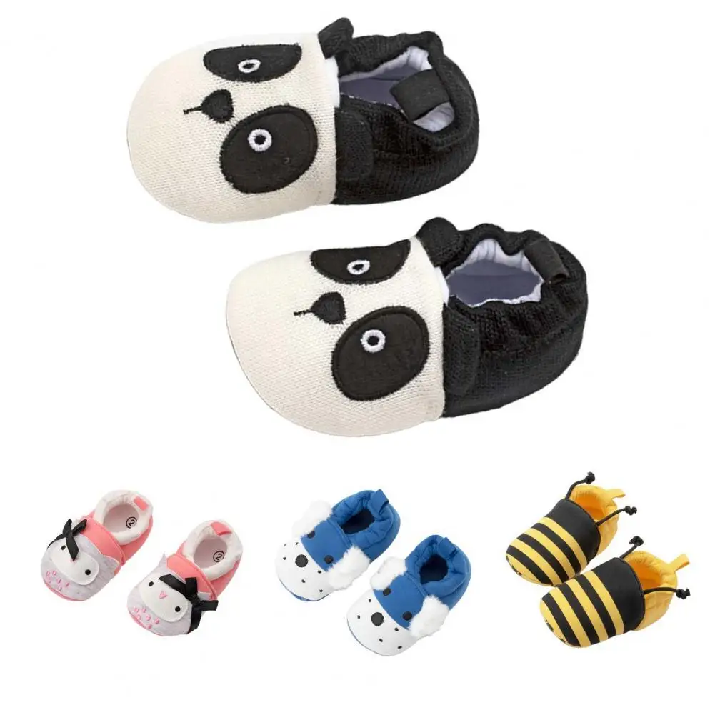 

Зимняя нескользящая Мягкая нескользящая обувь для младенцев, мальчиков и девочек, нескользящая обувь с защитой от падения для малышей, Толс...