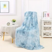 faux fur blanket chic photo taking props modern accent long hair breathable throw blankets for sofa