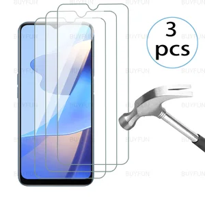 3pcs screen protector for oppo A16 6.52inch HD front protective tempered glass on for oppo A94 A74 A in Pakistan