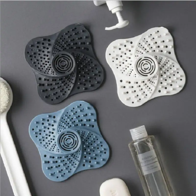 

Silicone Floor Drain Cover Strainer Anti-odour Bathroom Sewer Anti-clogging Strainer Sink Stopper Cover Kitchen Sink Accessories