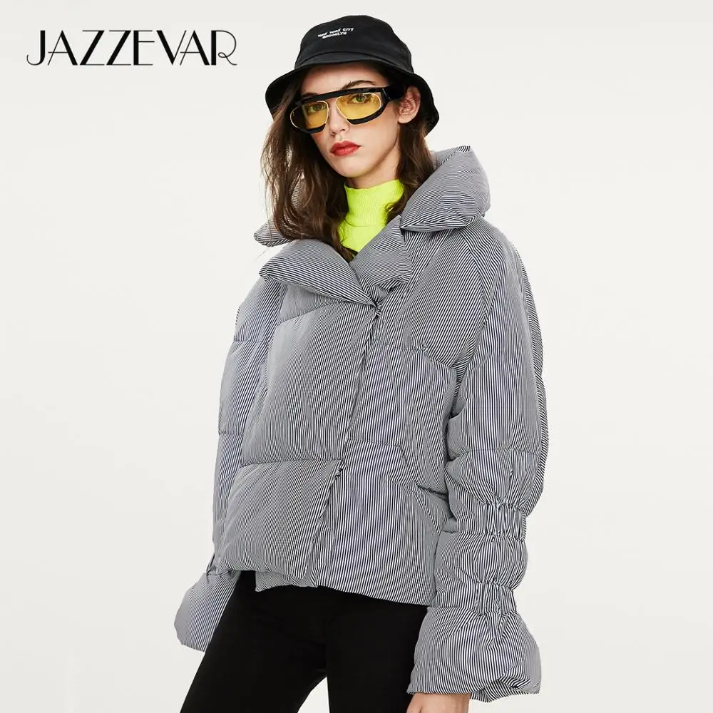 JAZZEVAR 2020 Winter New Arrival Women Down Jacket Loose Clothing Outerwear High Quality Short Style Winter Coat for Women