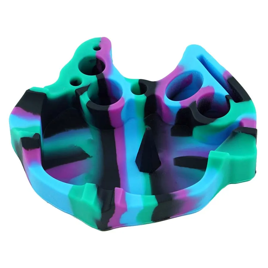 

Multi-color Silicone Ashtray Ash Tray Holder Eco-Friendly Silicone Cigarette Ashtray Outdoor