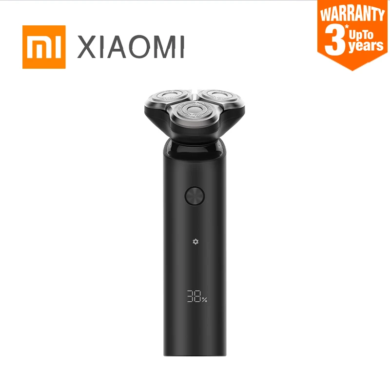 XIAOMI MIJIA электробритва S500 портативная Гибкая бритва 3 головки для сухого влажного
