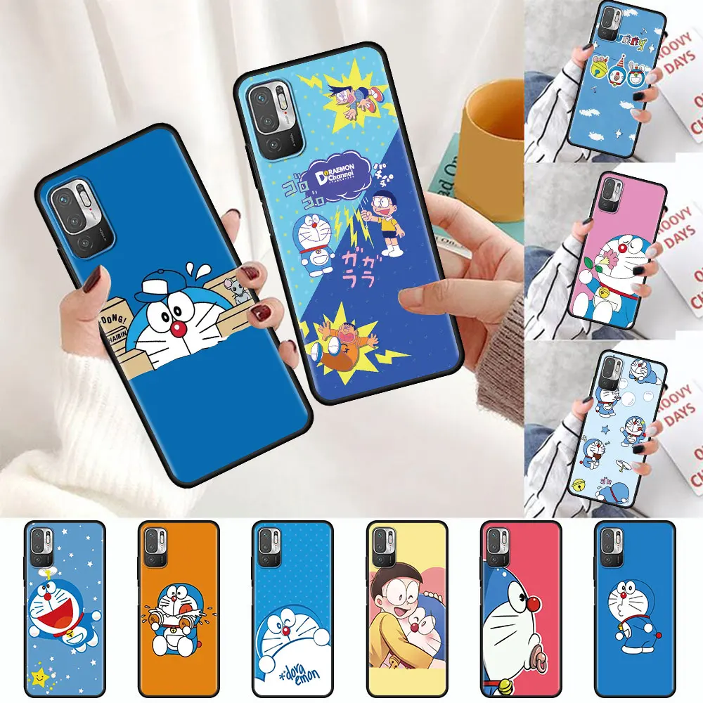

Phone Case for Xiaomi Redmi Note 9S 9 8 Pro 9C 7 8T 8 10 Pro 9A 7A K40 8A Soft Bag Cover Funda Capa Cute Doraemon Cartoon