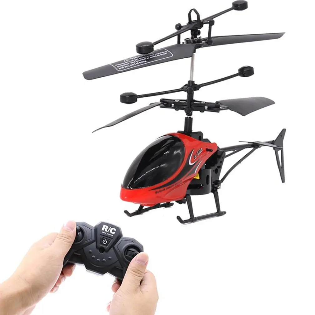 

Children's Model Toy Two-way Remote Control Helicopter with Light Drop-resistant Kids' Helicopter Toy Gift 3 Colors Available