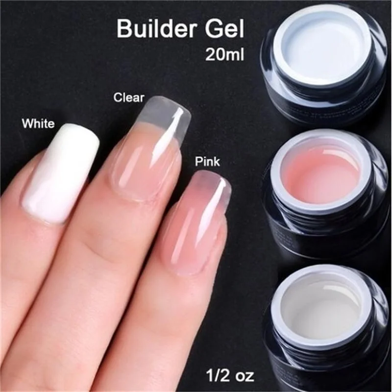 10Pcs Fibernails+1pcs Building Gel Fiberglass for Nail Extension Acrylic Nails Tips Set Manicure Tools