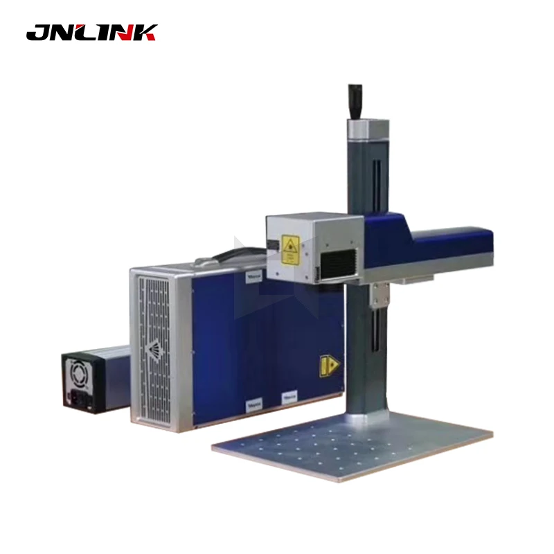 Маленькая портативная волоконная лазерная маркировочная машина черный