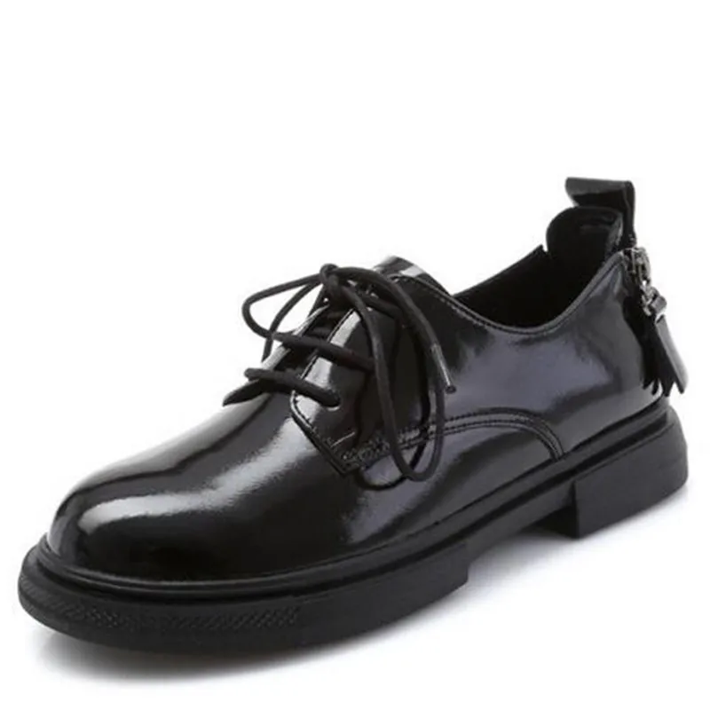 2021 Новинка весны топ на шнуровке Женские кроссовки из воловьей кожи Яркие