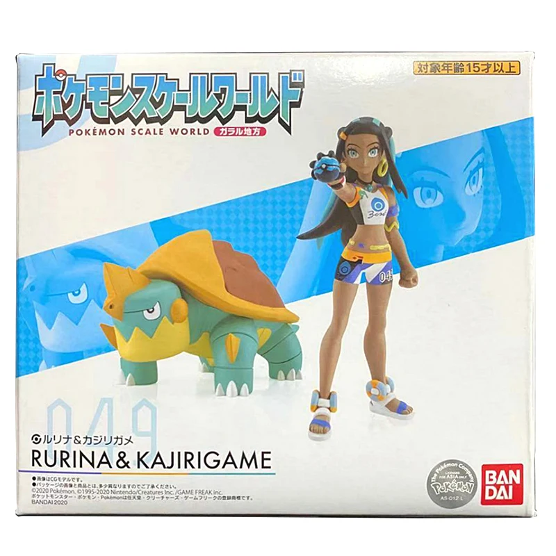 

1/20 BANDAI POKEMON Sword Shield SHOKUGAN SCALE WORLD Anime Figure Nessa Drednaw PVC Action Figure Collection Model Toy For Kids