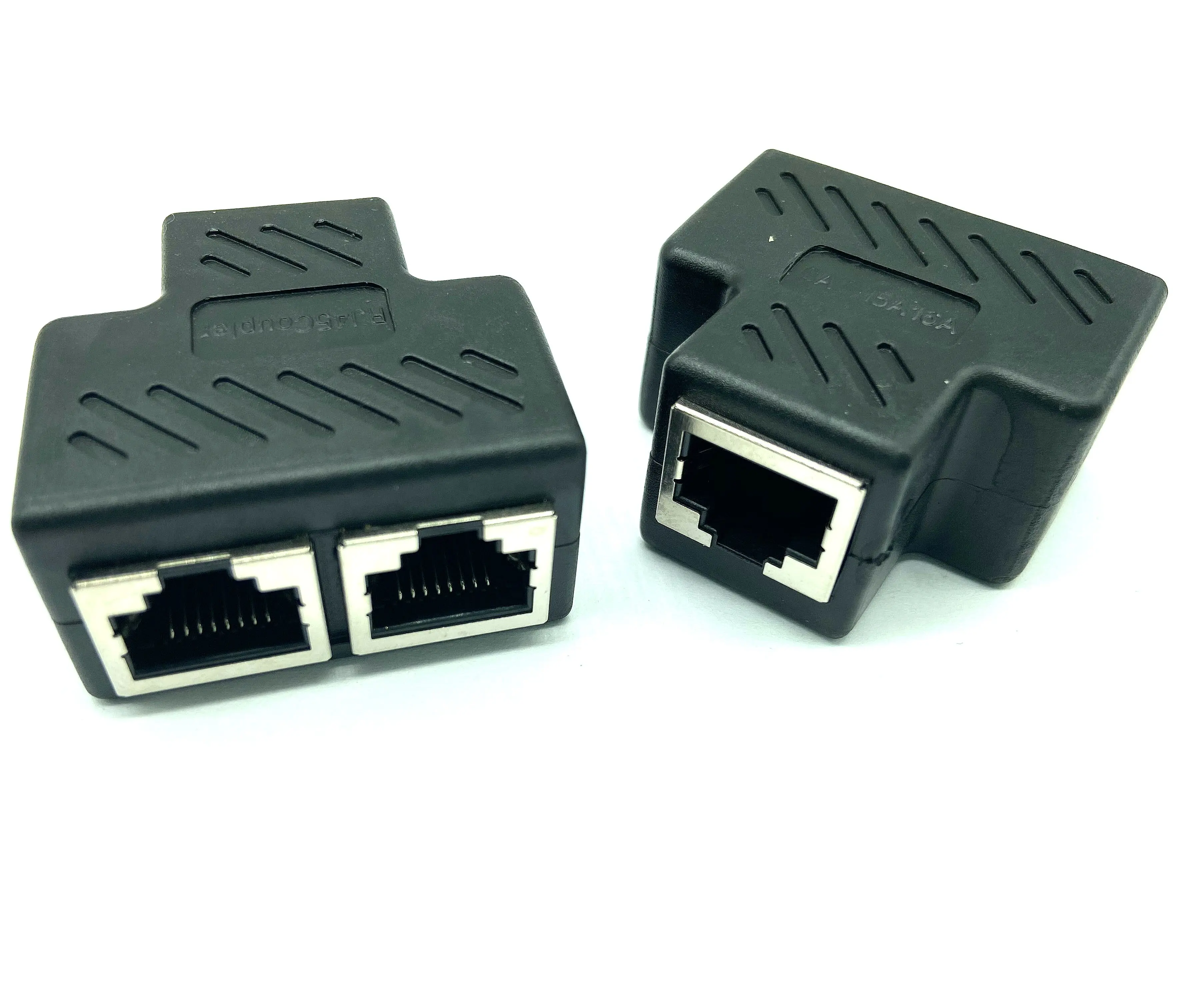 Y образный разветвитель для сети Ethernet RJ45 соединитель с 3 портами разъем 1 к 2