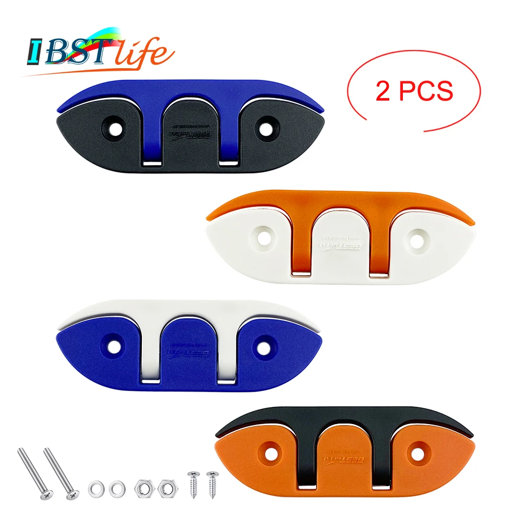 

2PCS 120mm Nylon Sailboats Flip Up Folding Pull Up Cleat Dock Deck Boat marine Kayak hardware Line Rope mooring Cleat accessory