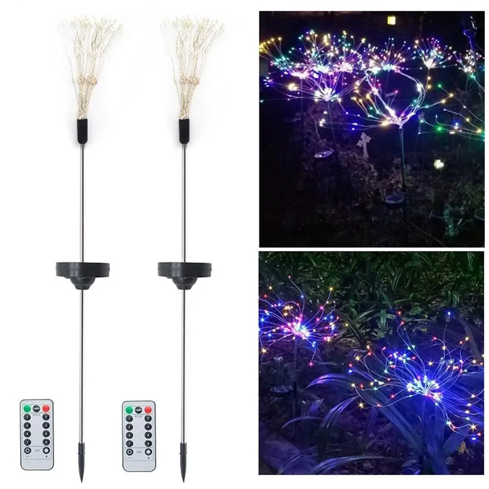 Солнечный фейерверк 120 светодиодов сделай сам | Лампы и освещение