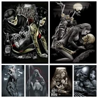 Алмазная 5d картина сделай сам, вышивка с изображением ужасов, черепа, влюбленных пар, вышивка крестиком, полная выкладка, квадратные и круглые формы, Подарочный декор для стен