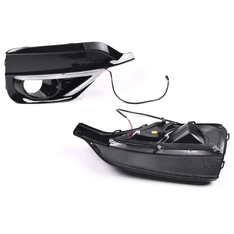 Turn Yellow Signal Relay Waterproof Car DRL 12V LED Daytime Running Light Fog Lamp for Honda Fit Jazz Sport 2018 2019 | Автомобили и