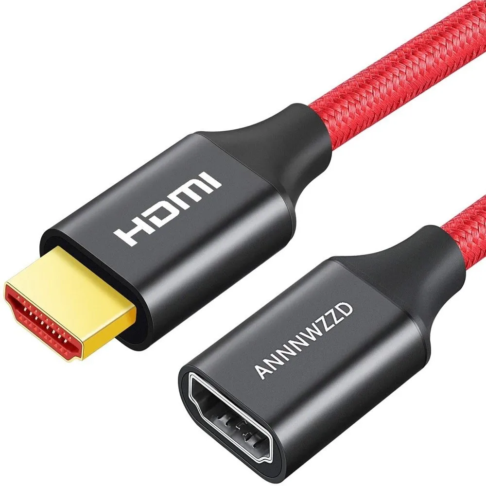 HDMI совместимый удлинитель 4K 60 Гц штекер гнездо Кабель 0 5 м 1 для HD TV Box Nintendo Switch PS4/3