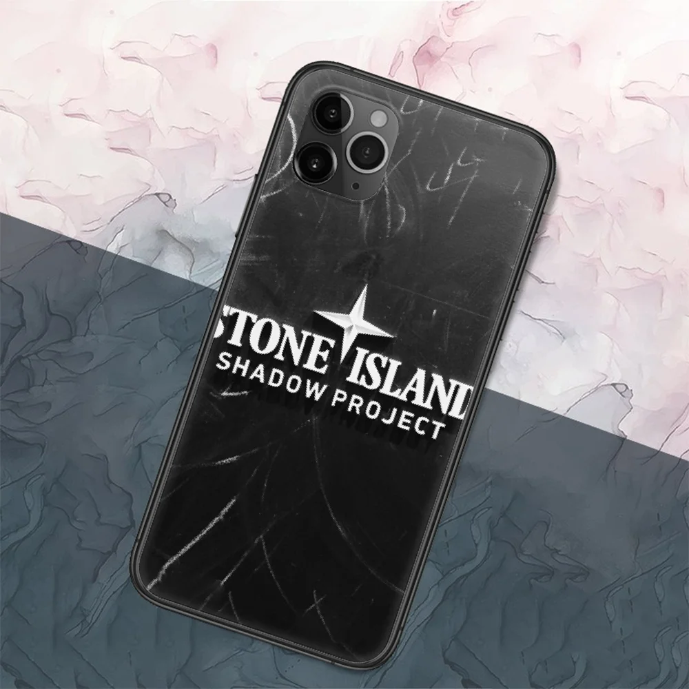 

Stones Fashion Phone Case Cover Hull For iphone 5 5s se 2 6 6s 7 8 12 mini plus X XS XR 11 PRO MAX black luxury coque soft cover