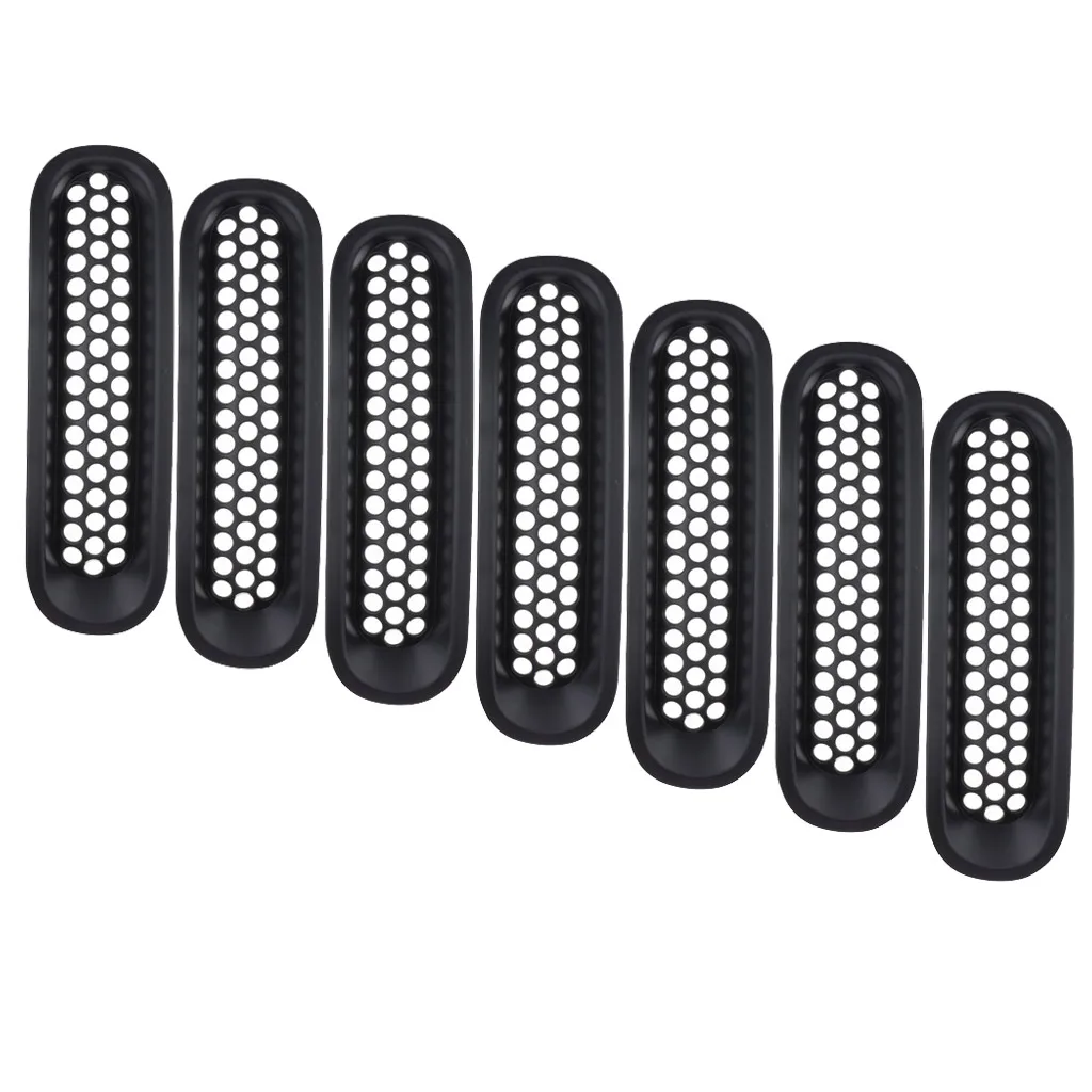 7 шт. фара ABS передняя Поворотная накладка гриль кольцо сетка решетка крышка