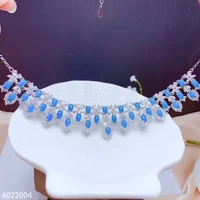 kjjeaxcmy fine jewelry 925 sterling silver inlaid natural blue turquoise female miss girl woman pendant necklace beautiful