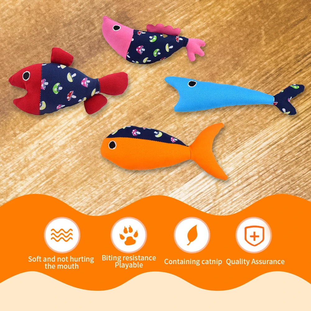 Кошка собака рыба моделирование хлопок ткань с кошачьими когтями вокал игрушка