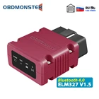 ELM327 V1.5 OBD2 сканер Bluetooth 4,0 PIC18F25K80 ELM 327 Автомобильный диагностический инструмент для Android и IOS считыватель кодов автомобиля ELM327 Faslink