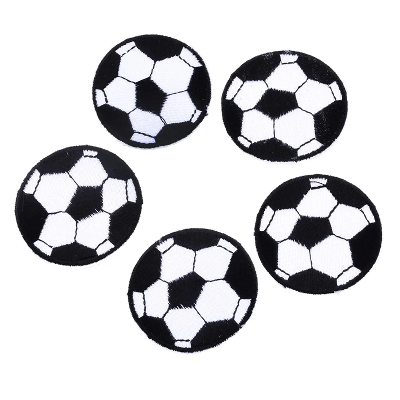 Брендовые 10 шт. футбольные вышитые нашивки для одежды железные значки наклейки DIY
