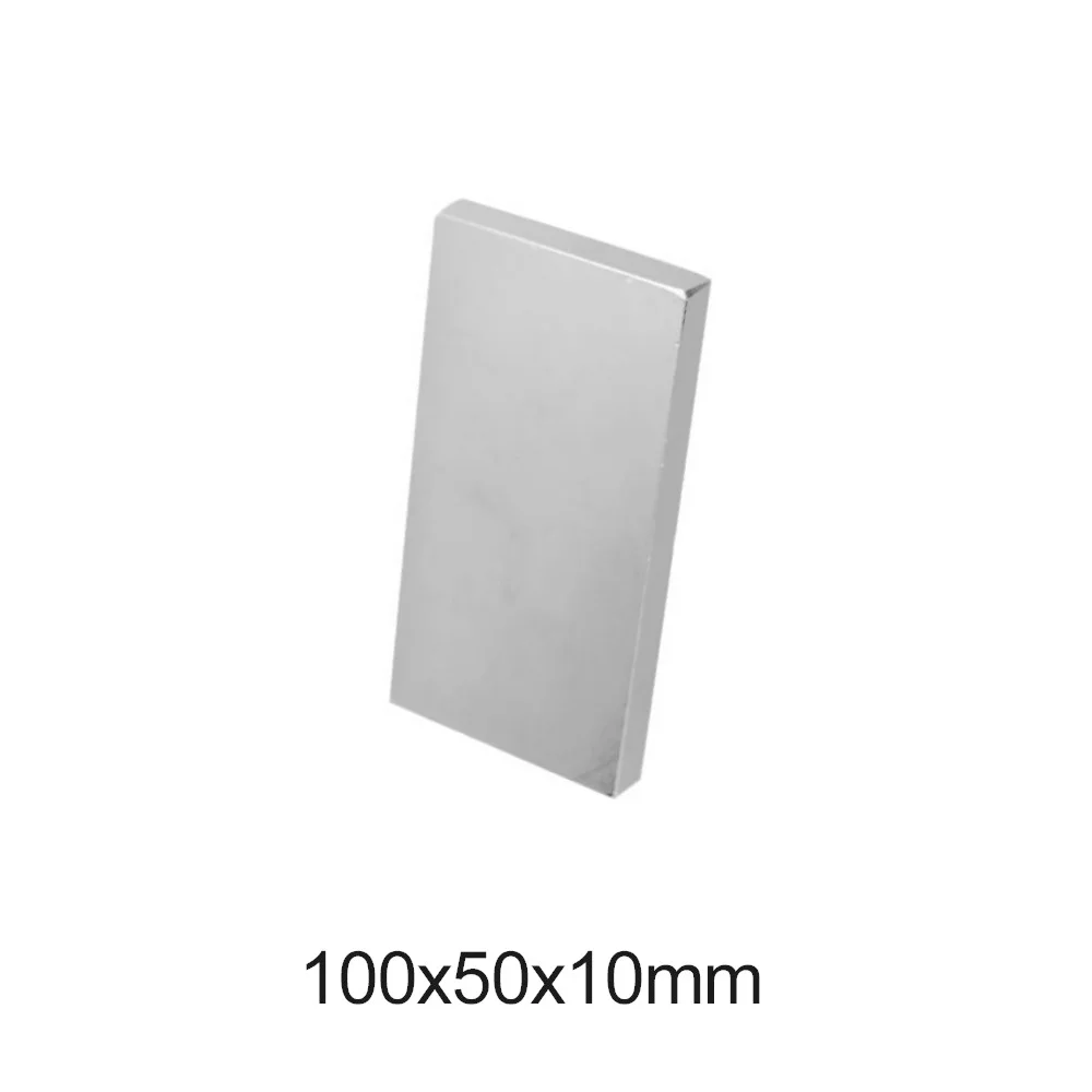 

1PC 100x50x10mm Big Quadrate Super Powerful Strong Magnetic Magnets N35 Block Thick Permanent NdFeB Magnet 100x50x10 100*50*10