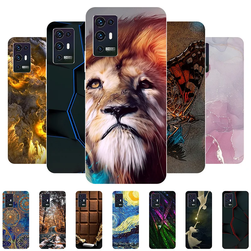 

For ZTE Axon 30 Pro Case Silicone Soft Back Cover For ZTE Axon 30 Ultra Phone Cases for ZTE Axon 30 5G 30Pro Pattern Bumper