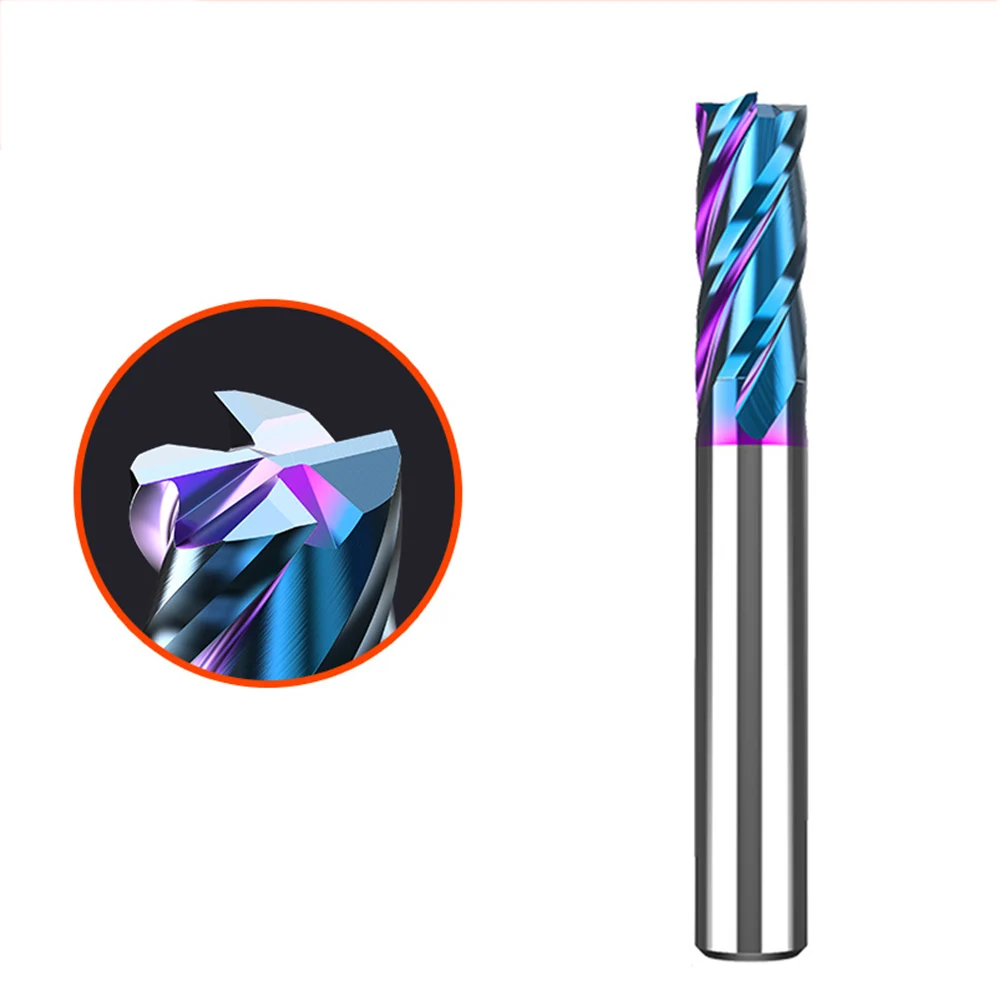 НАБОР КОНЦЕВЫХ ФРЕЗ Vsharp твердосплавные вольфрамовые резцы с 4 канавками и