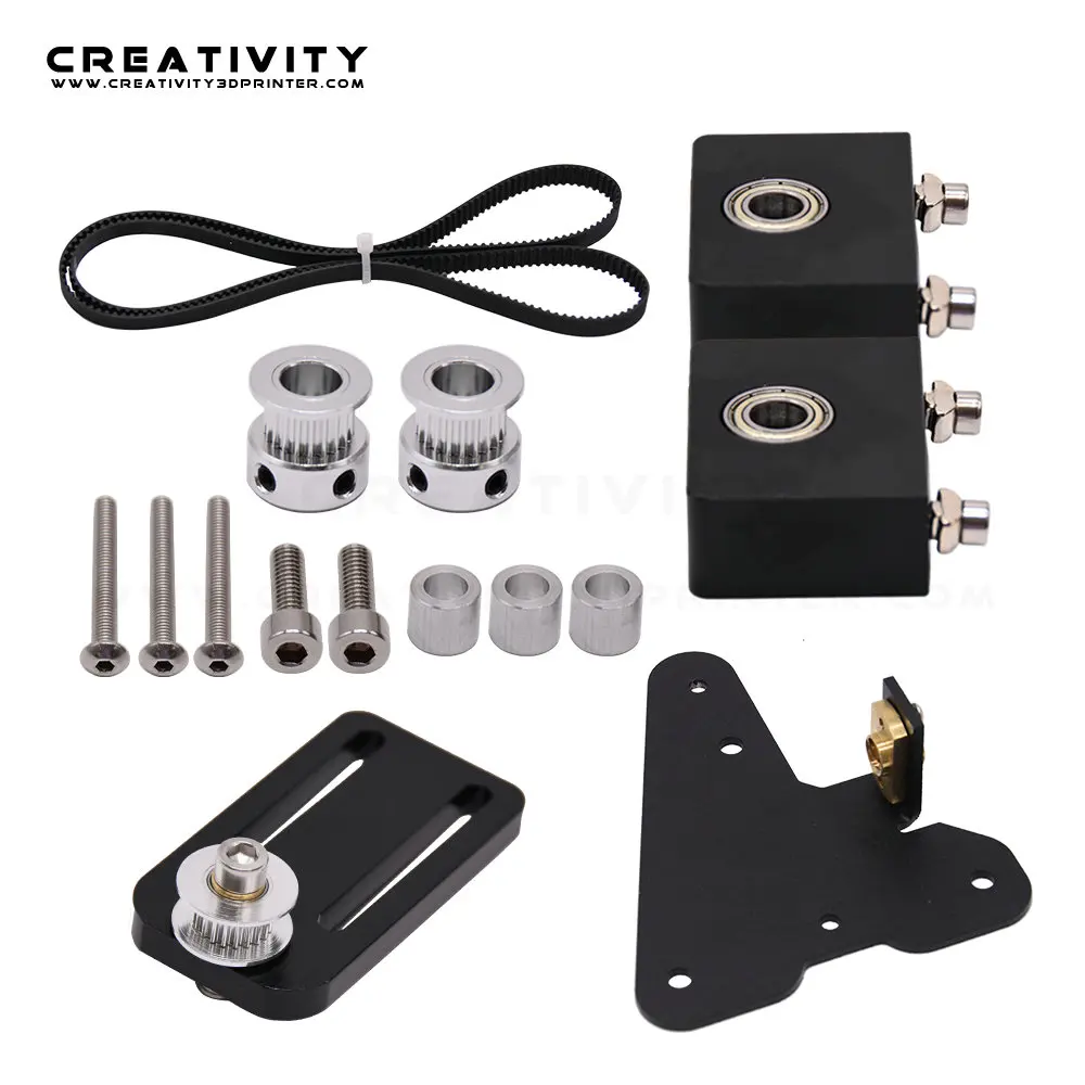 Комплект для ремонта 3D-принтера Ender3/ CR-10 алюминиевый шкив с двойной вертикальной