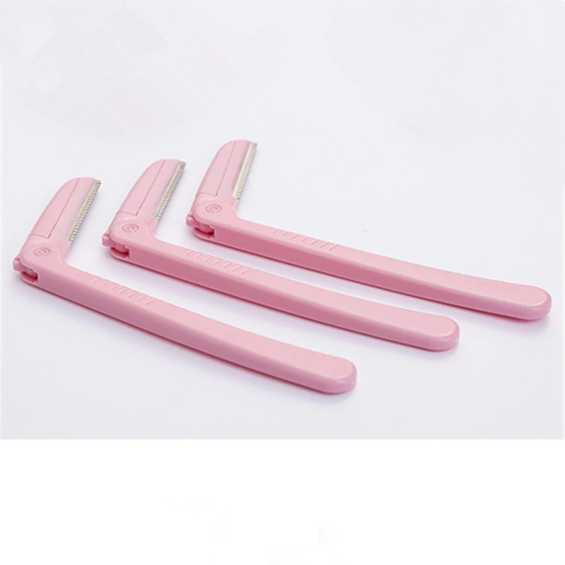 3 шт./компл. розовый триммер для бровей на лице бритва подмышек красивых волос