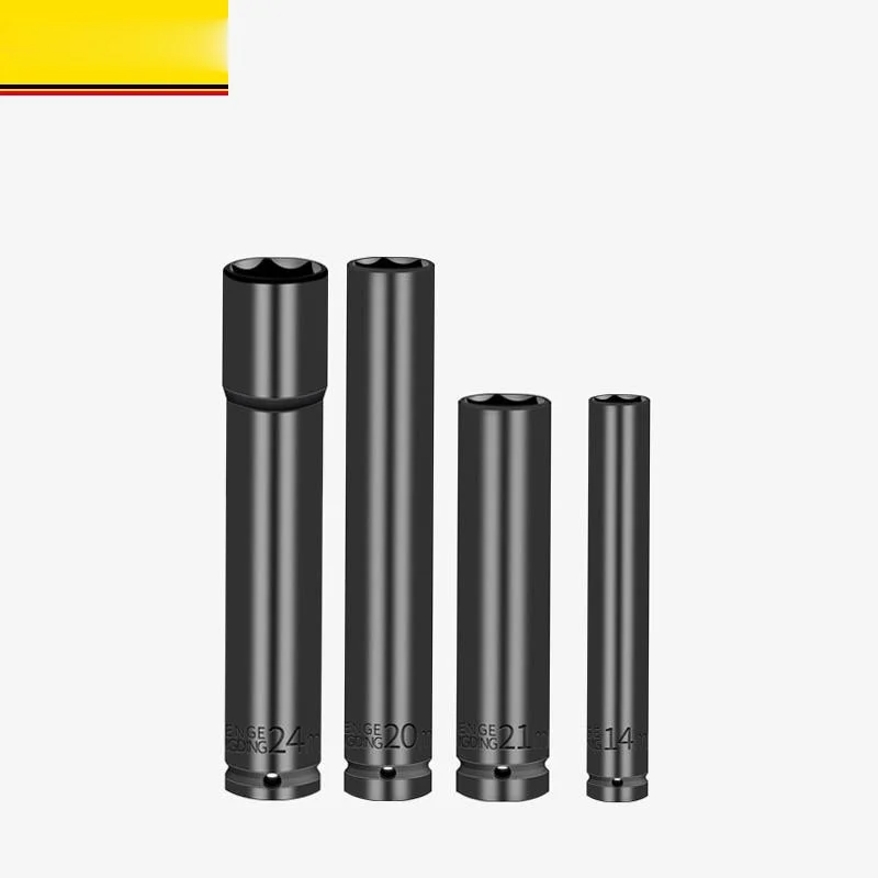 

Metric 17mm 18mm 19mm 21mm 22mm 24mm Black Pneumatic Socket Extra-Deep Socket 15cm 20cm Length