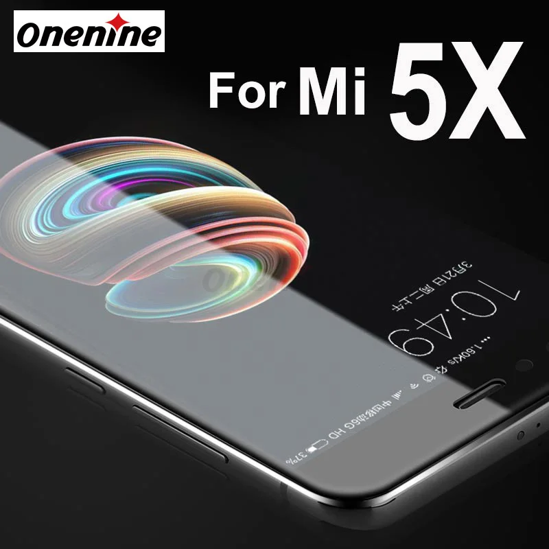 Onenine 4D Защитная пленка для экрана с резьбой Xiaomi Mi 5X Mi5X Закаленное стекло полным