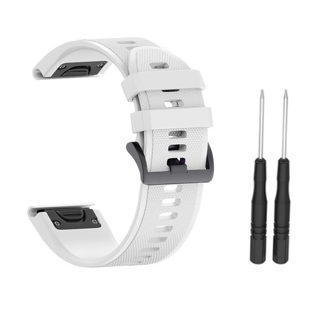 Смарт-ремешок для часов Garmin Fenix 3/3HR/5X/5X Plus силиконовые для фитнеса сменный наручный ремешок подходит для запястья 5,70-10,23 дюйма(145 мм-260 мм