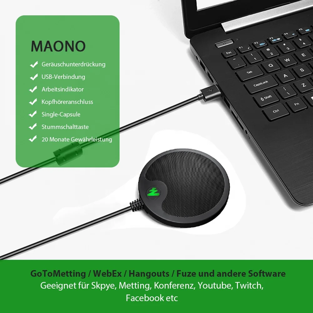 Профессиональный Проводной USB-микрофон для конференц-связи в skype (art.: 3920b7ffde703) - 3920b7ffde703