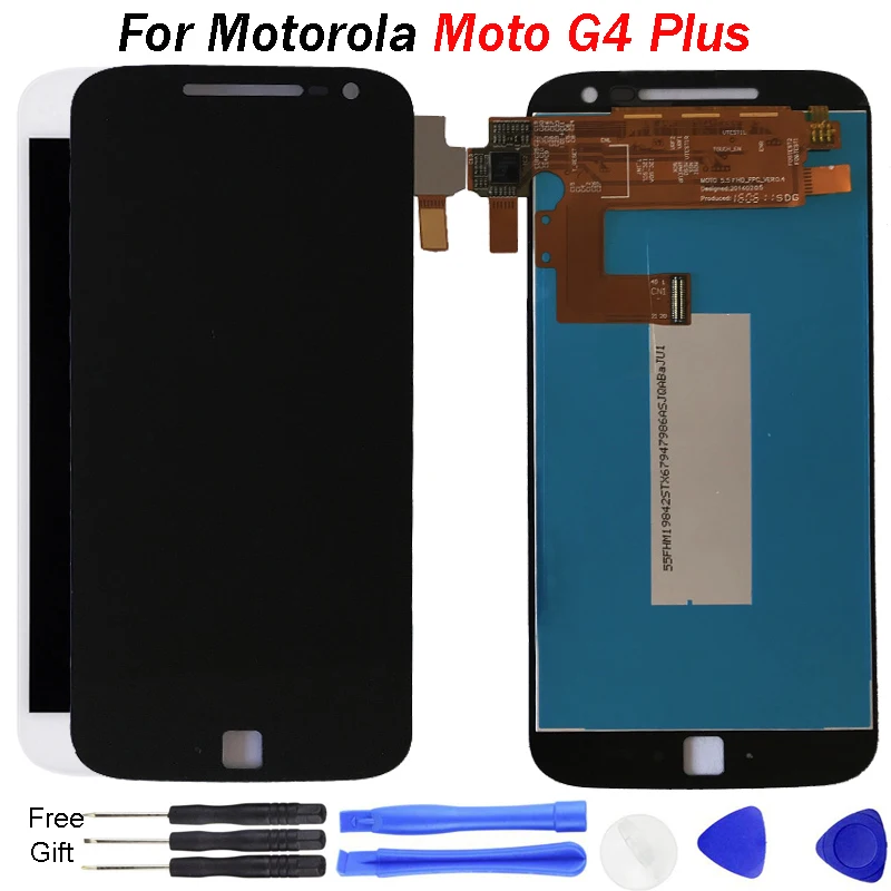 Сенсорный ЖК дисплей для Motorola Moto G4 Plus Xt1644 Xt1640 Xt1641 XT1625|Экраны мобильных телефонов| |