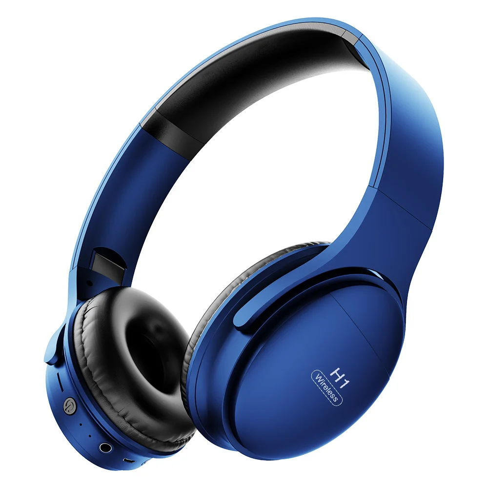 

H1 Bluetooth Headphones Wireless Headset Stereo Over-ear Noise Canceling Earphone Gaming Headset with Mic Support TF Card