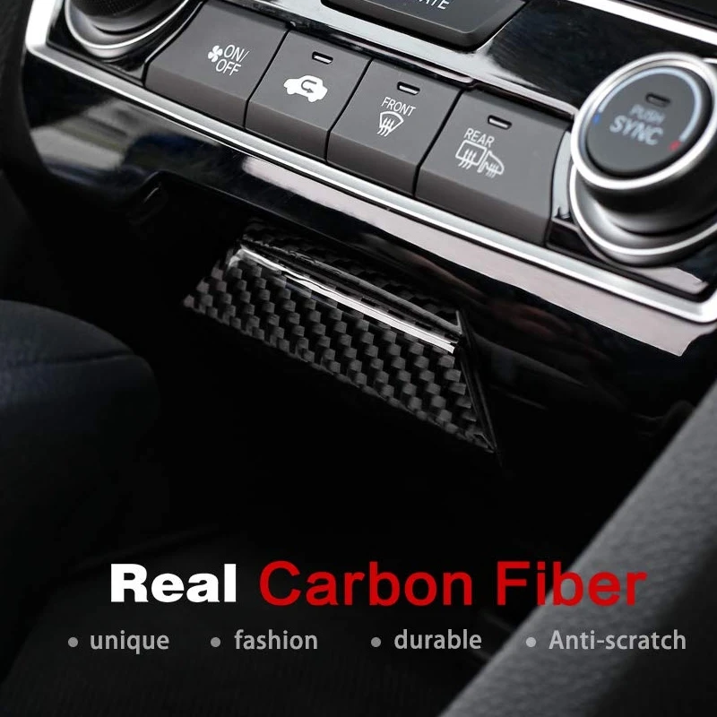 Для 10Th Gen Civic Real Carbon Fiber светильник подушки безопасности для пассажиров