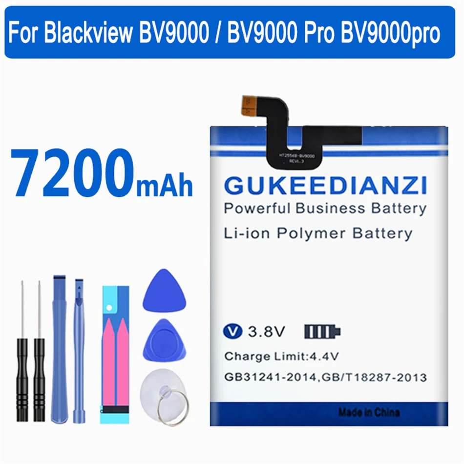 GUKEEDIANZI BV9000 7200 мА/ч Батарея для Blackview Pro BV9000pro смарт мобильный телефон литий ионный